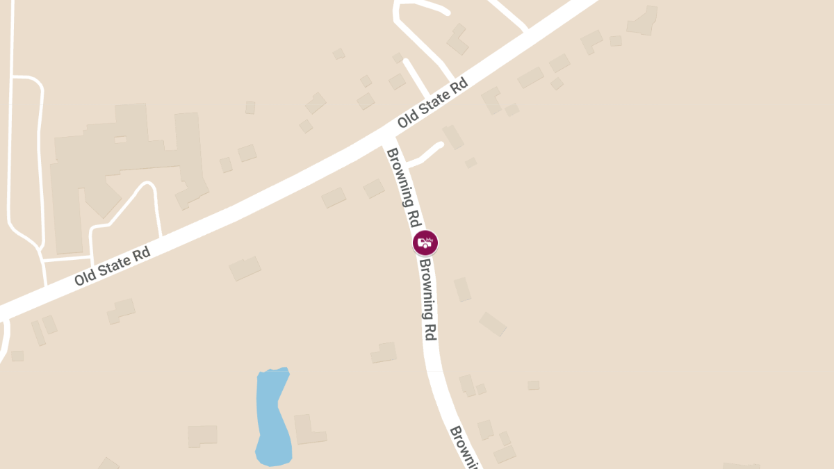 Injury Accident on Browning Rd South of Old State Rd