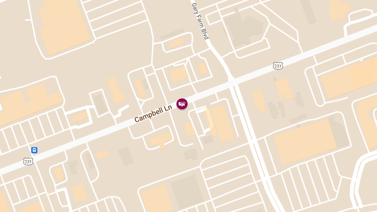Injury Accident on Campbell Ln in Front of Greenwood Church of Christ