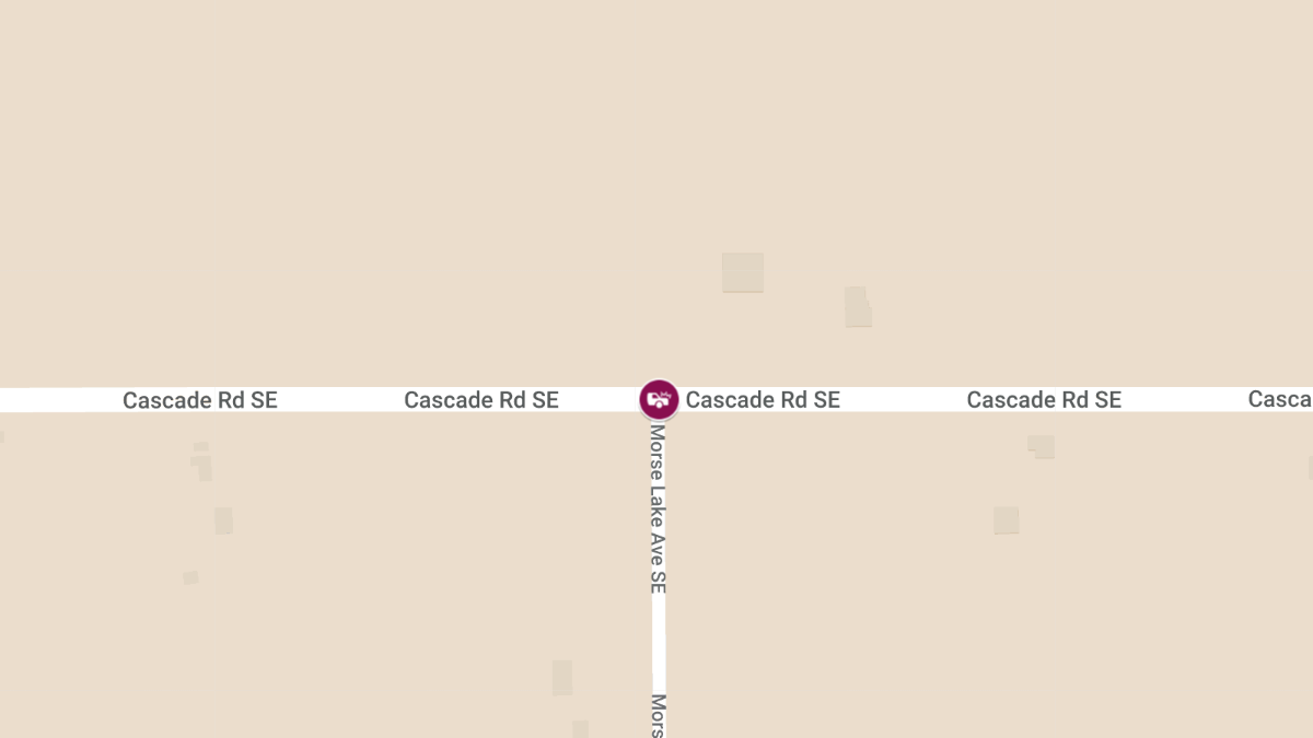 Injury Accident on Cascade Rd SE at Morse Lake Ave SE