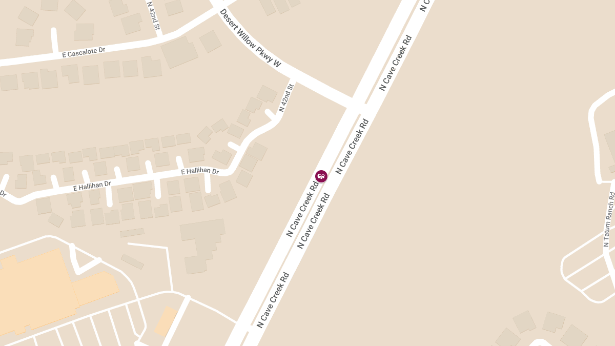 Injury Accident on Cave Creek Rd South of Desert Willow Pkwy