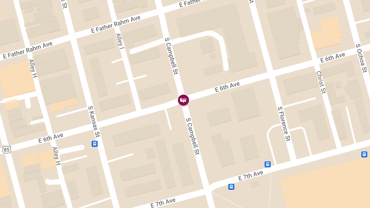 Injury Accident on E 6th Ave Near S Campbell St