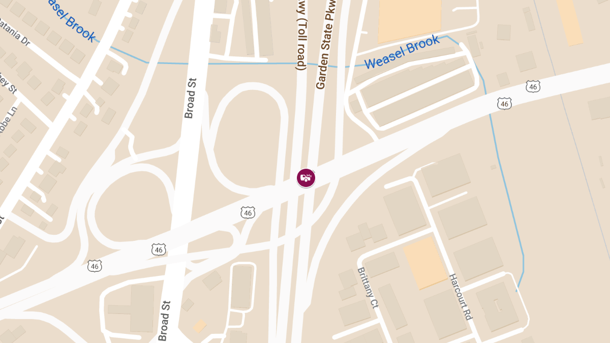 Injury Accident on Garden State Pkwy South at US-46 Causes Major Delays