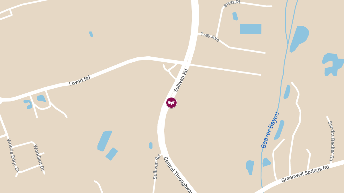 Injury Accident on Greenwell Springs Rd Between Sullivan Rd and Central Thruway