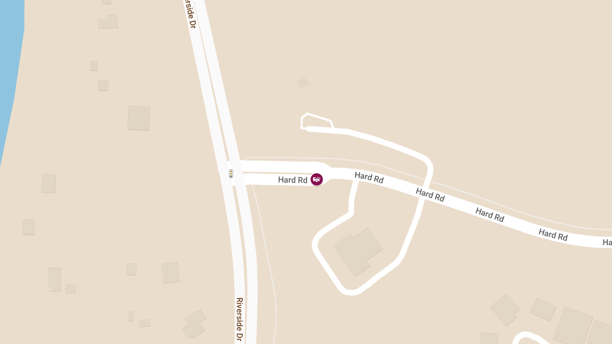 Injury Accident on Hard Rd East of Riverside Dr