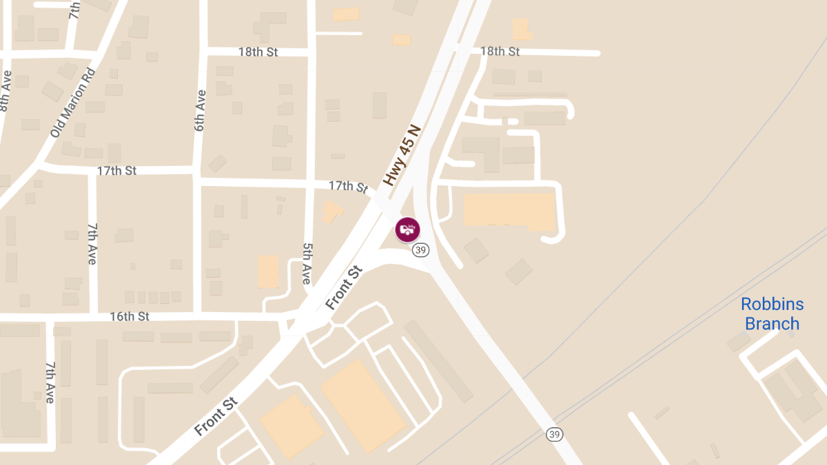 Injury Accident on Hwy 39 Near O’Reilly Auto Parts
