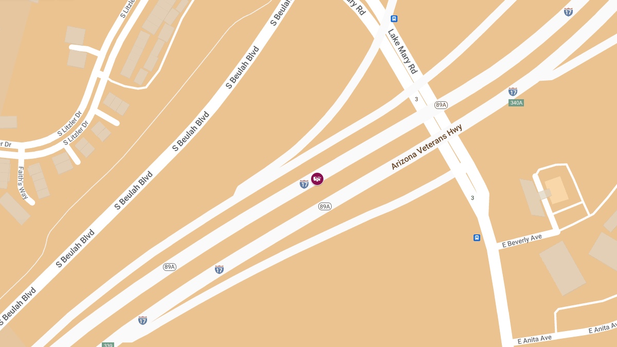 Injury Accident on I-17 SB Near Maricopa/Yavapai County Line