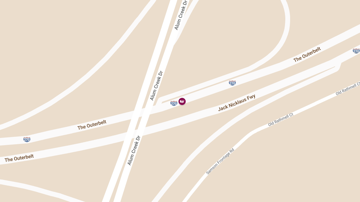 Injury Accident on I-270 W After Alum Creek Dr Blocks Lane