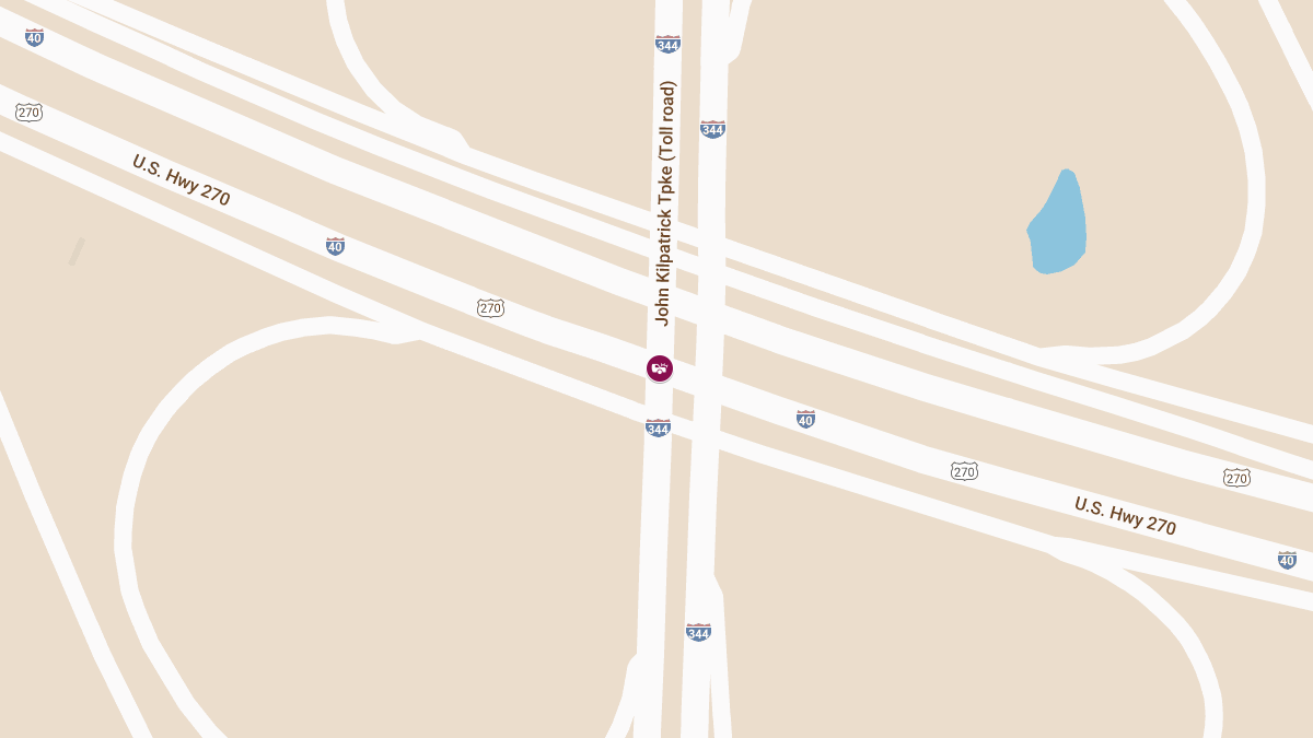 Injury Accident on I-40 East at John Kilpatrick Tpke