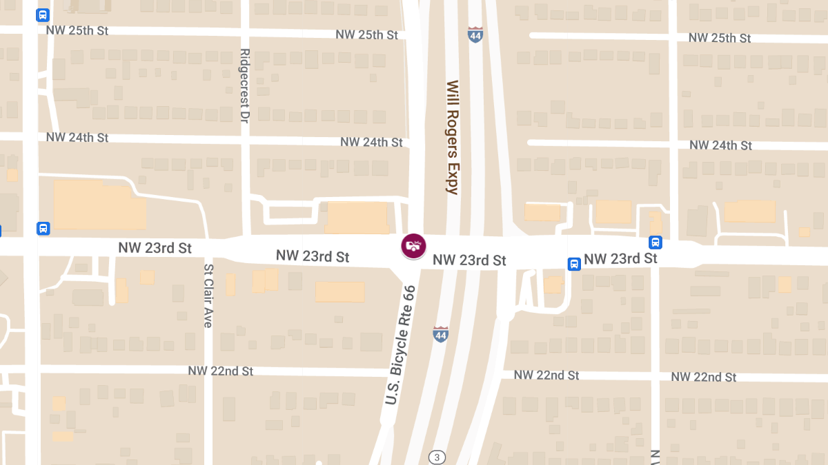 Injury Accident on I-44 East at 23rd St/Exit 122