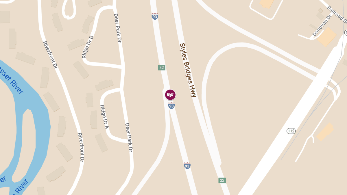 Injury Accident on I-93 South