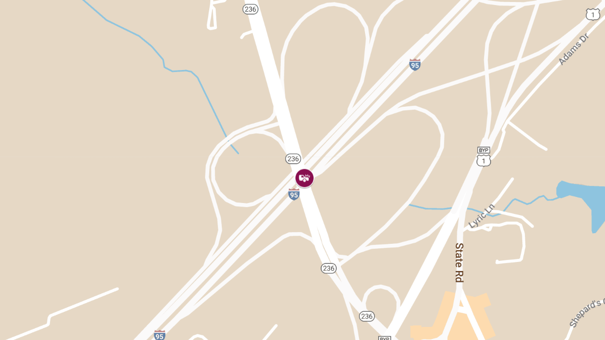 Injury Accident on I-95 SB On-Ramp at ME-236
