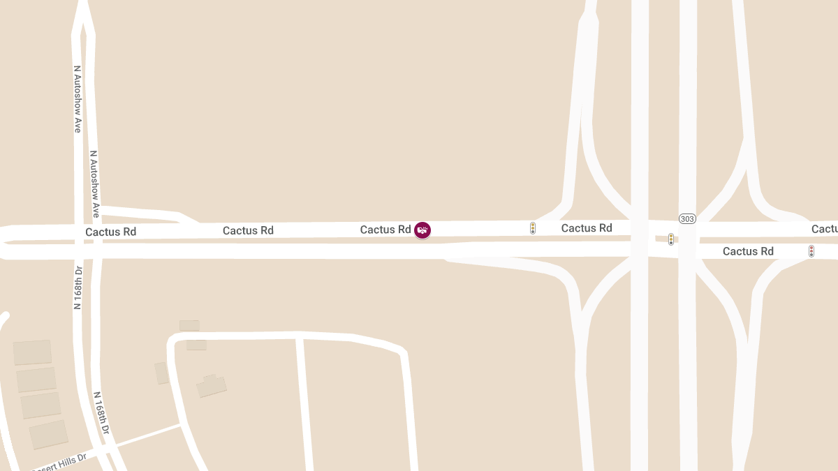 Injury Accident on Loop 303 SB After Cactus Rd