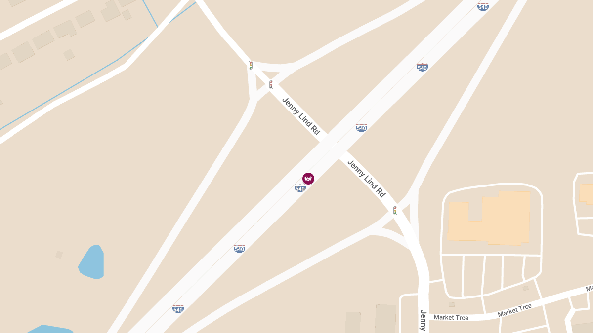 Injury Accident on NB I-540 Near Exit 11