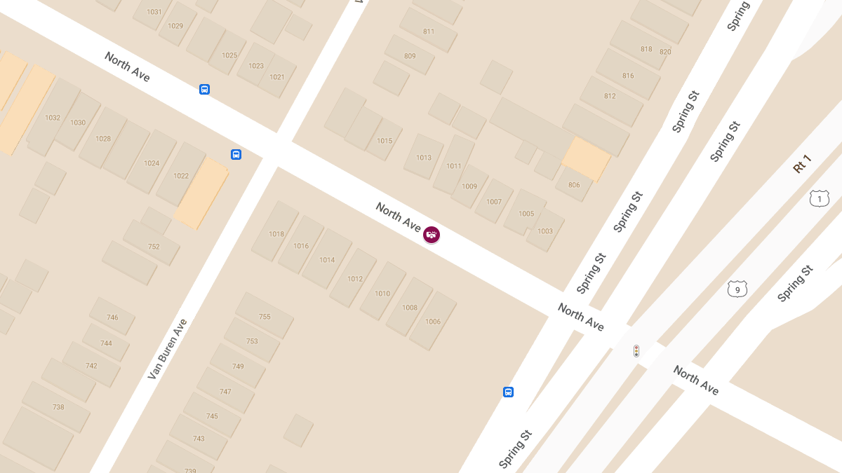 Injury Accident on North Ave East Near US-1/US-9/RT-81