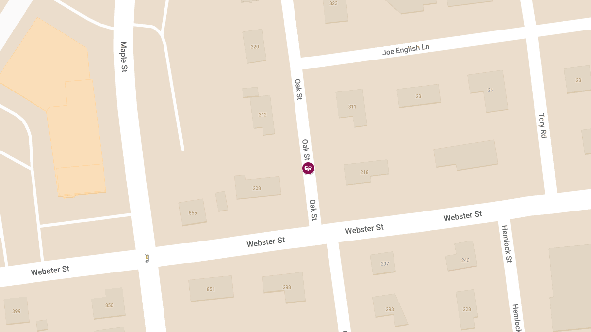 Injury Accident on Oak St