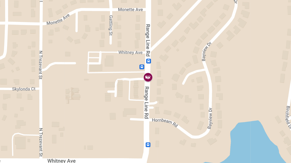 Injury Accident on Range Line Rd South of Whitney Ave