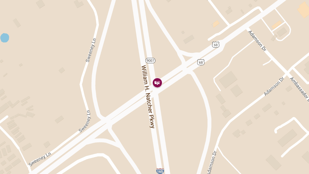 Injury Accident on Russellville Rd/I-165 North