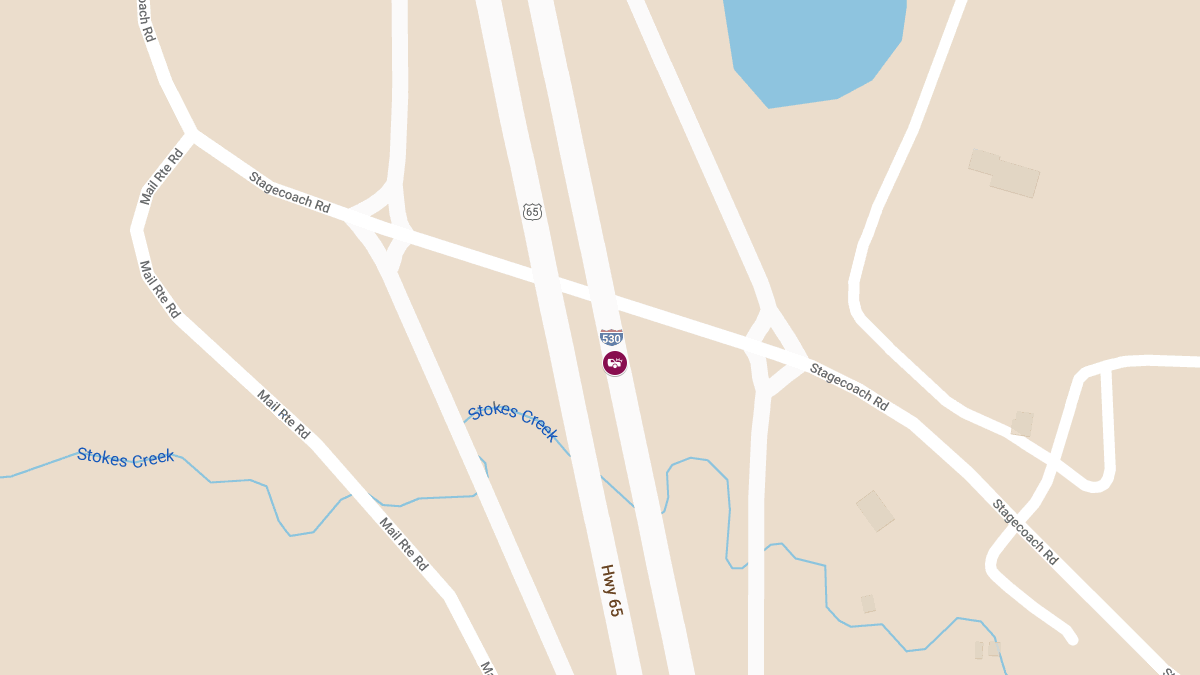 Injury Accident on SB I-530 Near Mile Marker 25.4