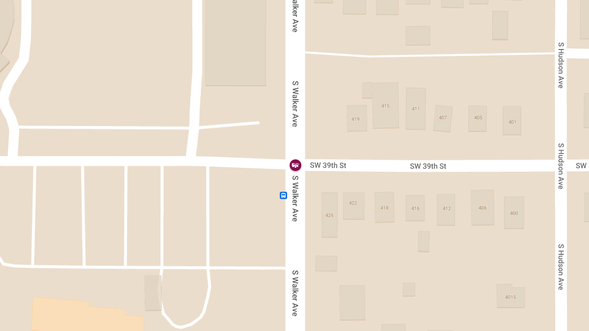 Injury Accident on SW 39th St at South Walker Ave