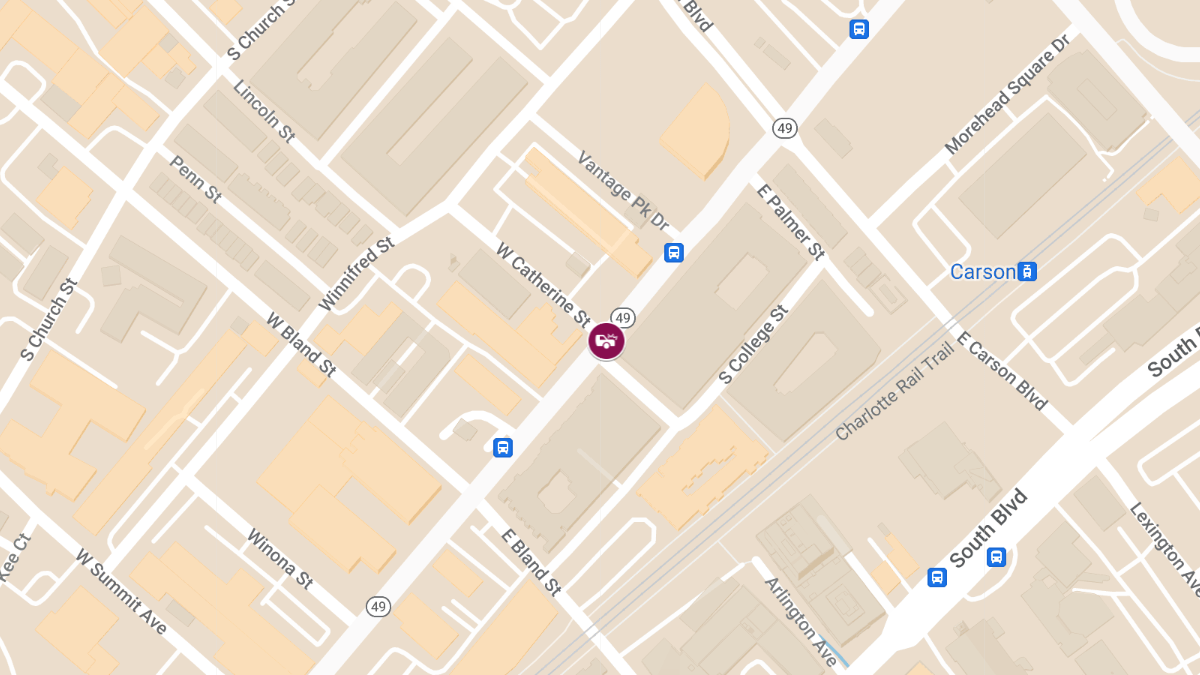 Injury Accident on South Tryon St at E Catherine St