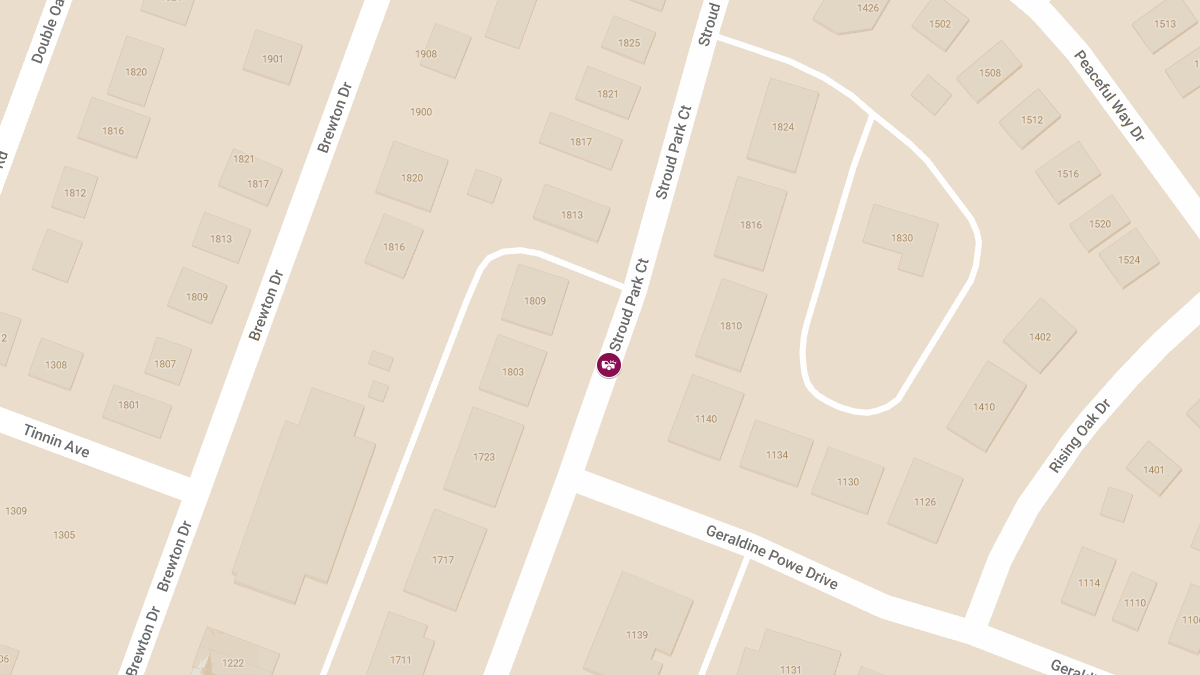 Injury Accident on Stroud Park Ct
