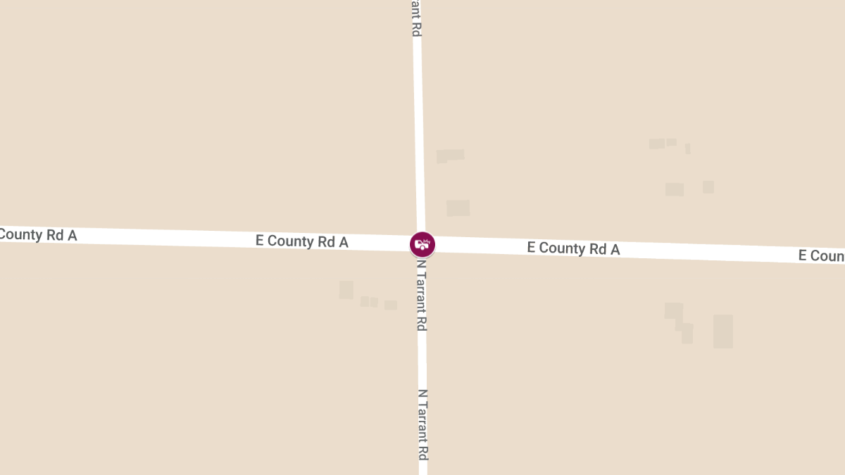 Injury Accident on Tarrant Rd at County A