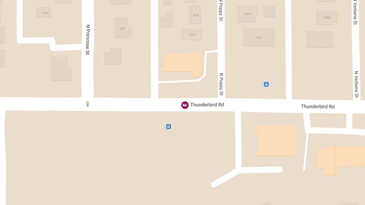 Injury Accident on Thunderbird Rd East of El Mirage Rd
