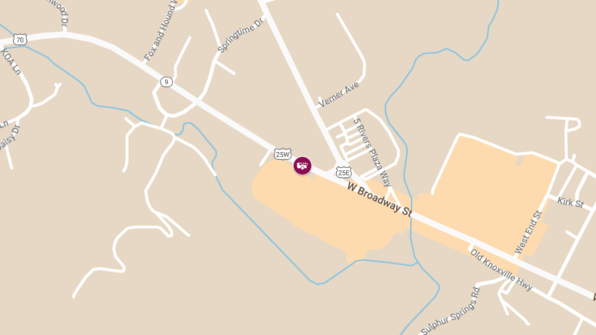 Injury Accident on U.S. Highway 25/70 near Clevenger Cut Off
