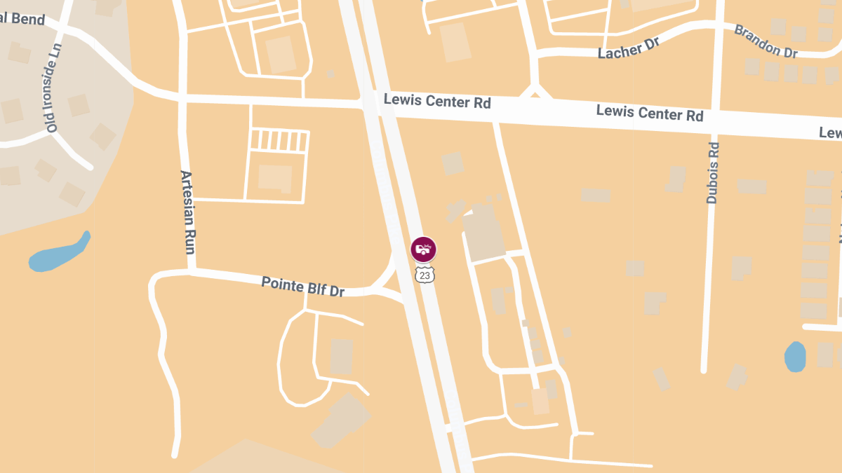 Injury Accident on US-23 S Near Lewis Center Rd