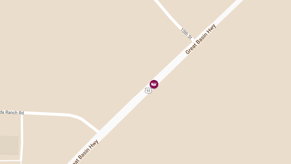 Injury Accident on US93 Southbound Near Mile Marker 49