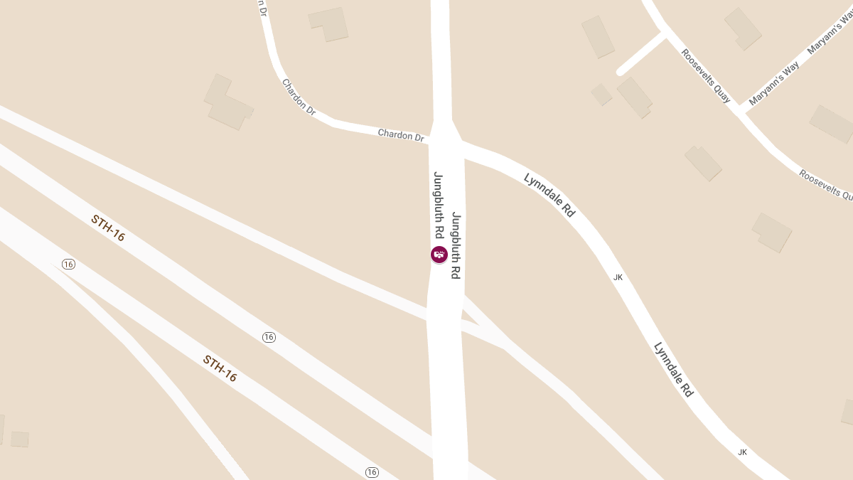 Injury Accident on WB Hwy 16 Near Jungbluth Rd