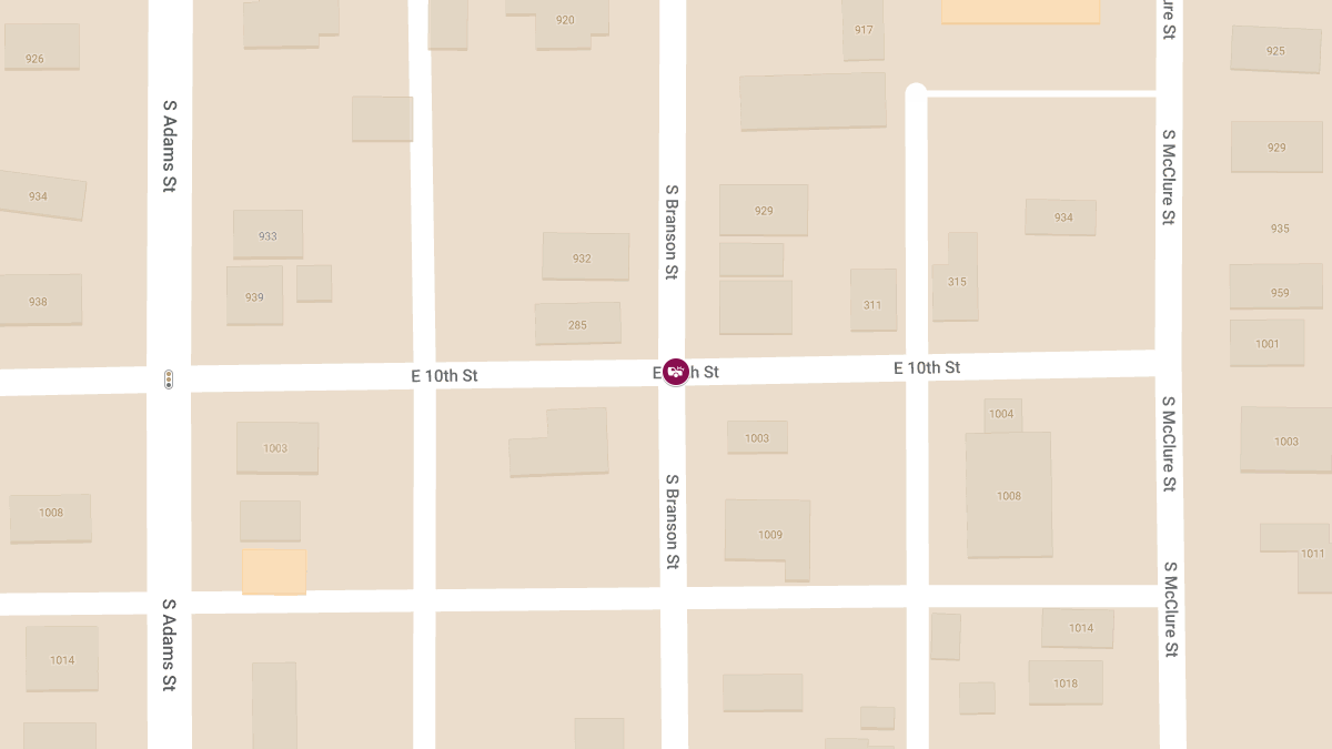 Injury Accident with Airbag Deployment at 10th St & Branson St