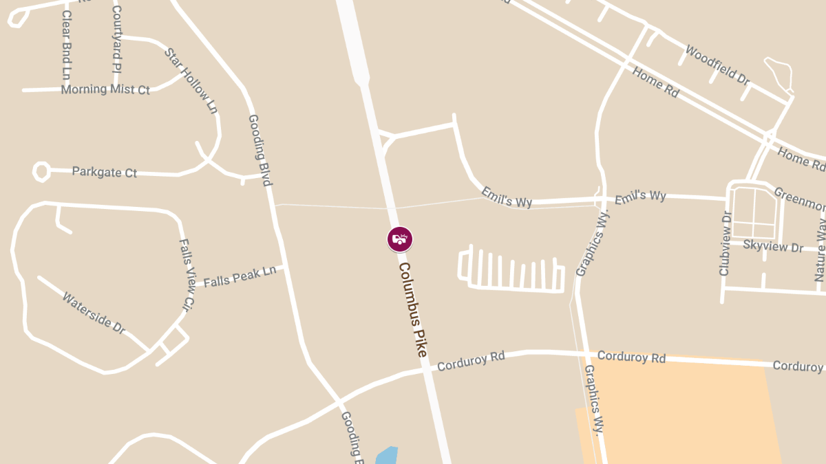Injury Auto Accident at 7000 Blk Columbus Pike