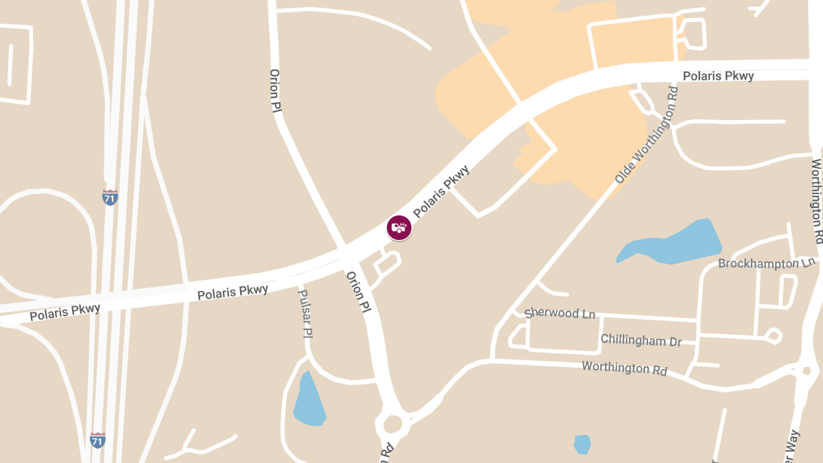 Injury Auto Accident at Polaris Pkwy & Interstate 71