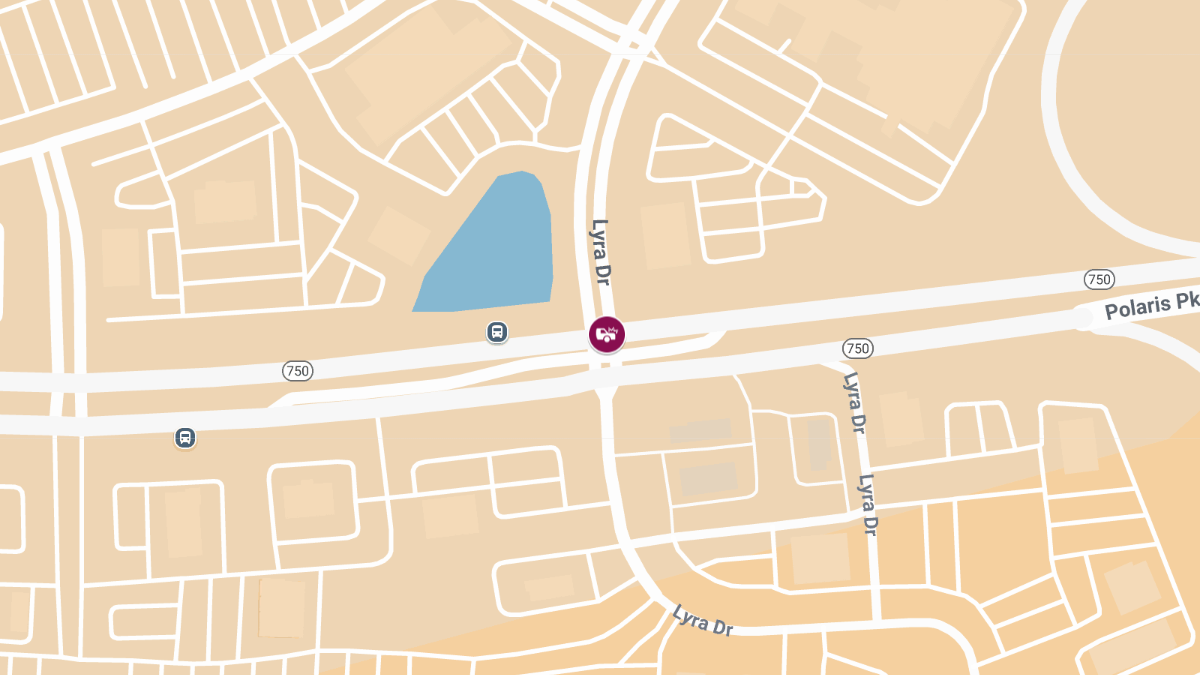 Injury Auto Accident at Polaris Pkwy & Lyra Dr