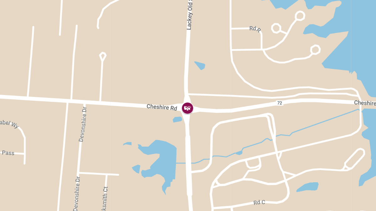 Injury Auto Accident at S Old State Rd & Cheshire Rd
