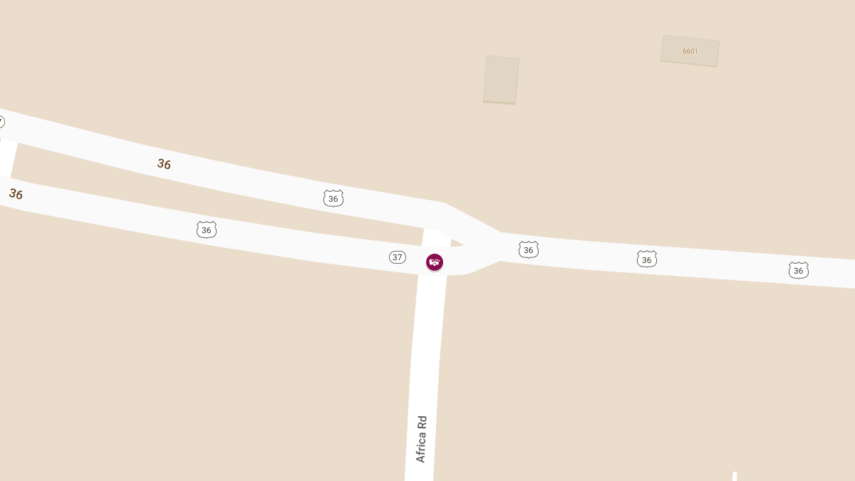 Injury Auto Accident at State Route 37 E & Africa Rd