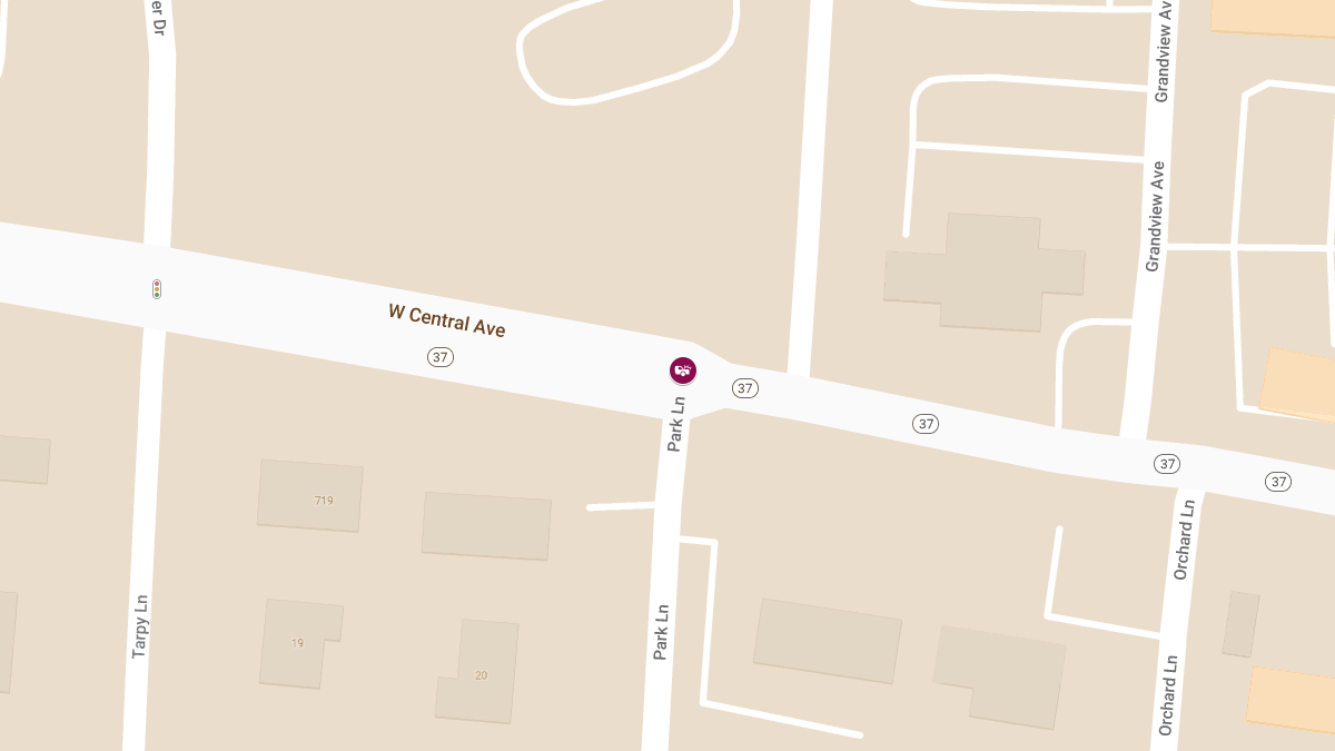 Injury Auto Accident at W Central Ave & Park Ln