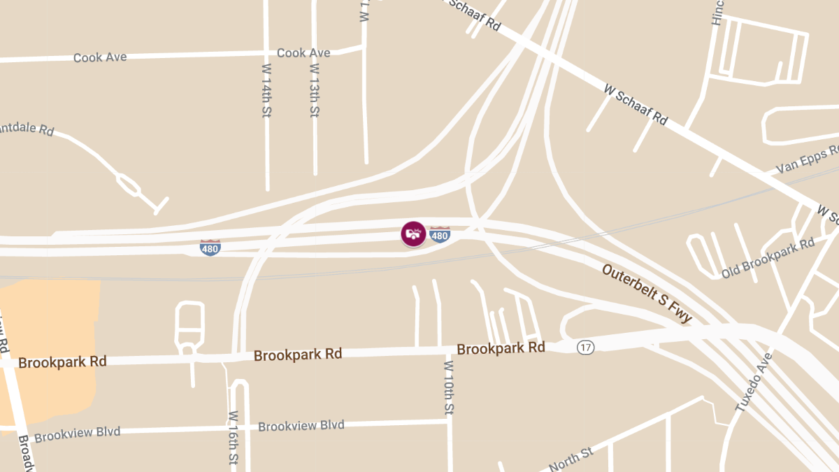 Injury Auto Accident on I-480E Near State Route 176