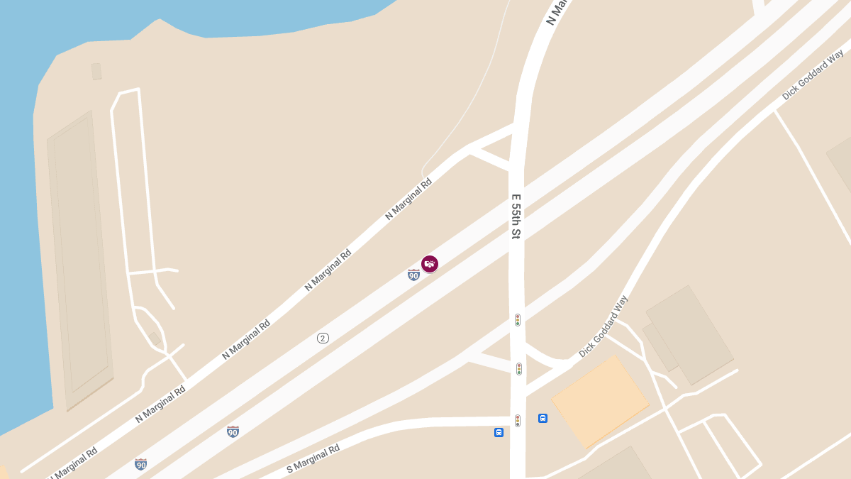Injury Auto Accident on I-90 W between E72 and E55