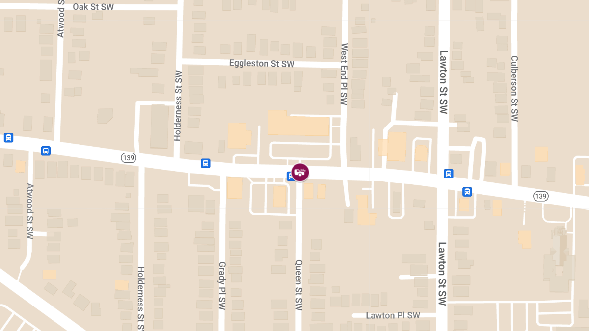 Injury Car Crash at Ralph David Abernathy Blvd SW & Queen St SW