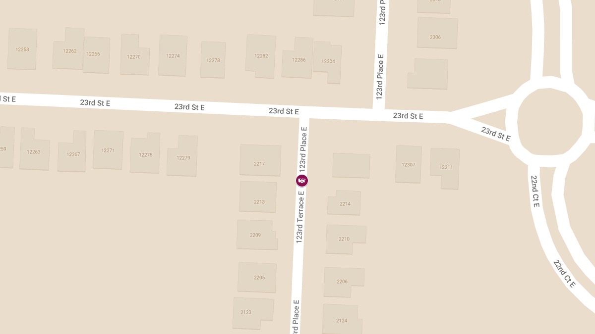 Injury Collision Reported at 2363 123rd Place E