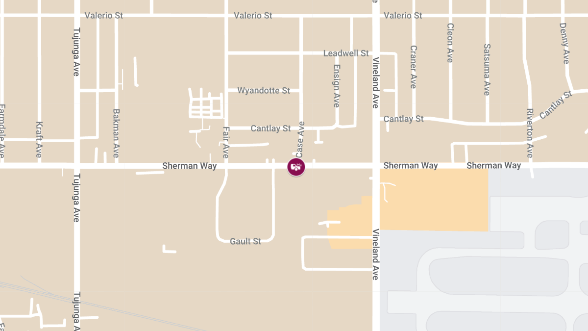 Injury Collision Reported at 7200 Case Ave