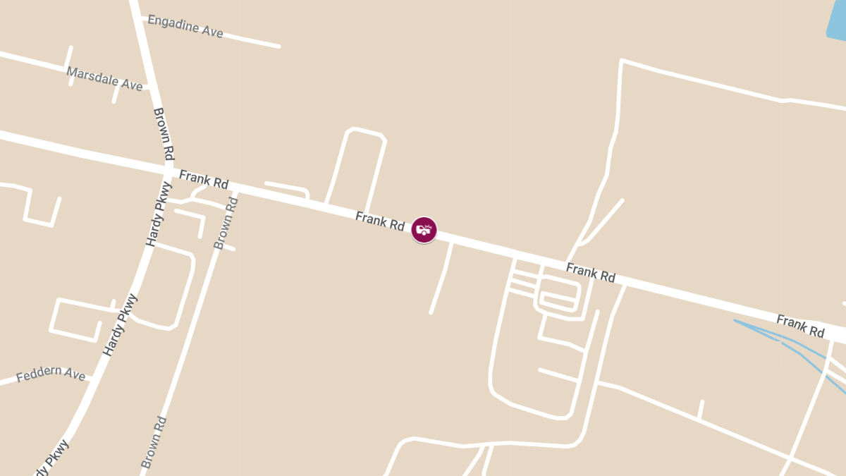 Injury Collision Reported at 888 Frank Rd