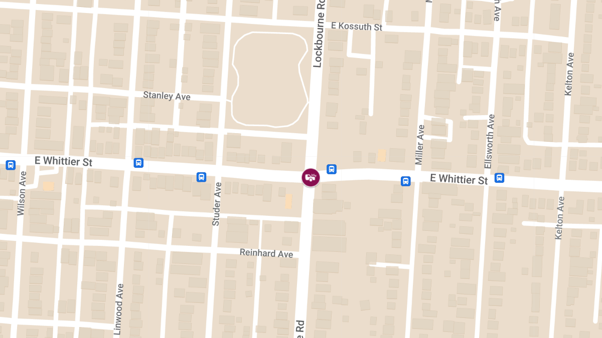 Injury Collision Reported at E Whittier St & Lockbourne Rd