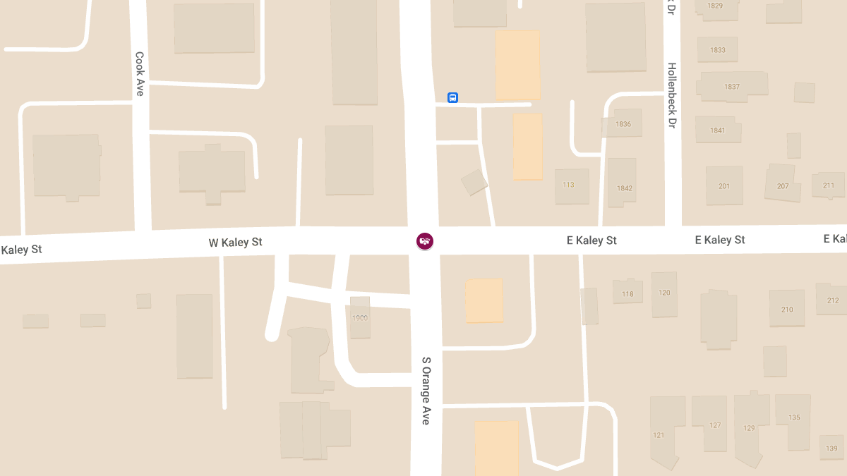 Injury Collision Reported at S Orange Ave & E Kaley St in Wadeview Park