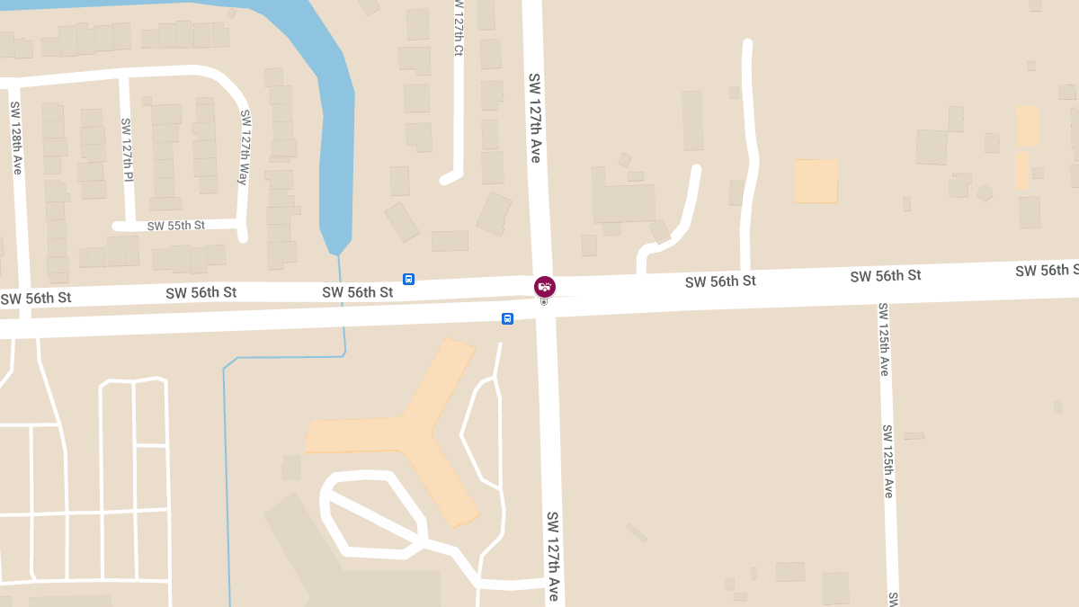 Injury Collision Reported at SW 56th St & SW 127th Ave