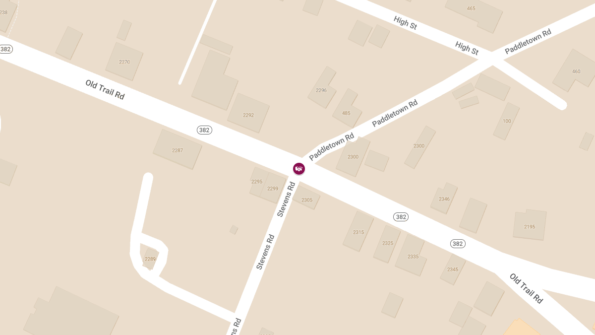 Injury Collision Reported at Stevens Rd & Old Trail Rd