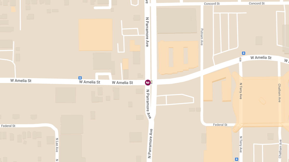 Injury Collision Reported at W Amelia St & N Parramore Ave