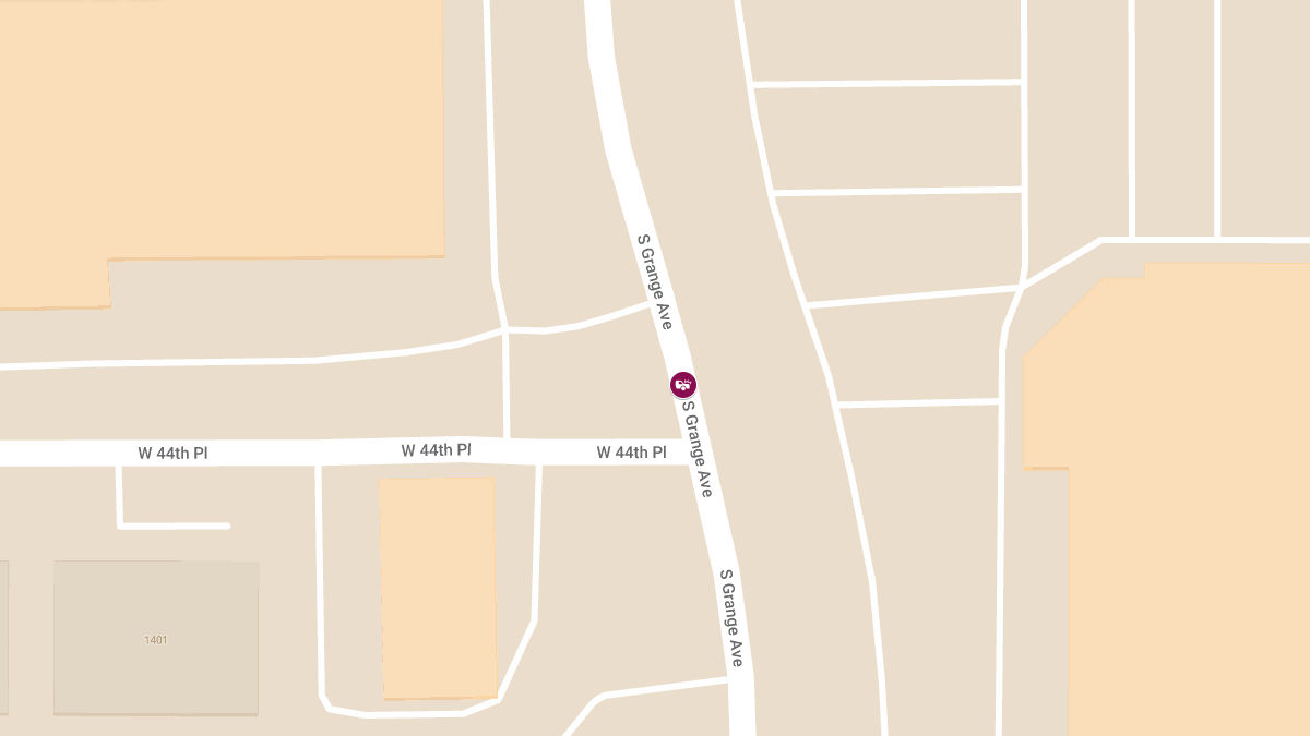 Injury Collision Reported in 3700 Block of S. Grange Ave